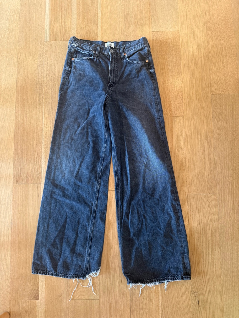 Women’s Black Wide-Leg Jeans Citizens of Humanity